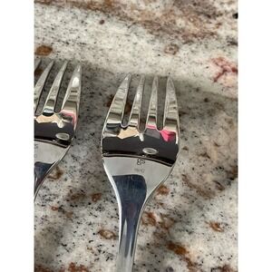 Gourmet Stainless Steel 4 Forks Used